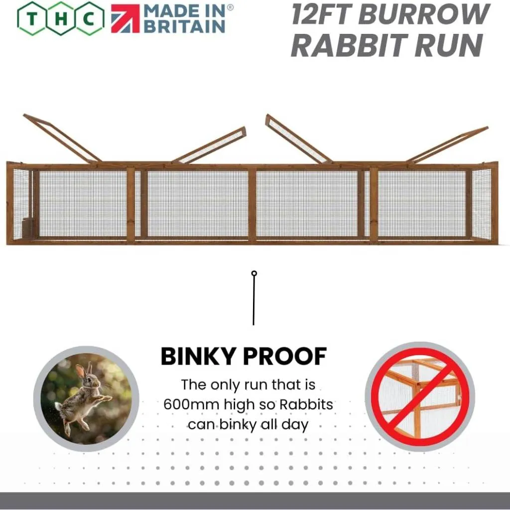 12ft Rabbit Run With Burrow Portal