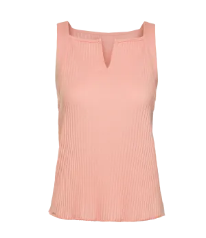 196054-815 | DEEP V PLEATED TANK | PEACH