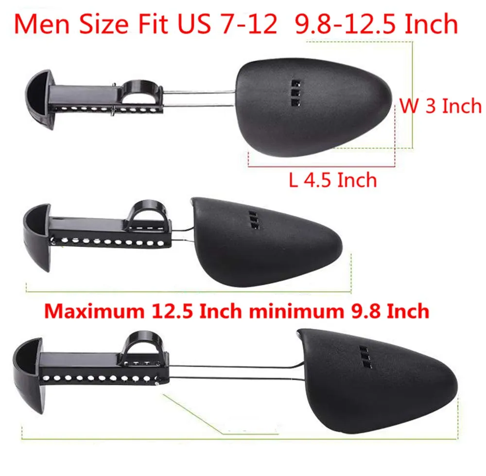 2-5 Pair Shoe Tree Shoe Care Practical Portable Travel Shoe Shaper Stretcher Holder 2 Pair Men