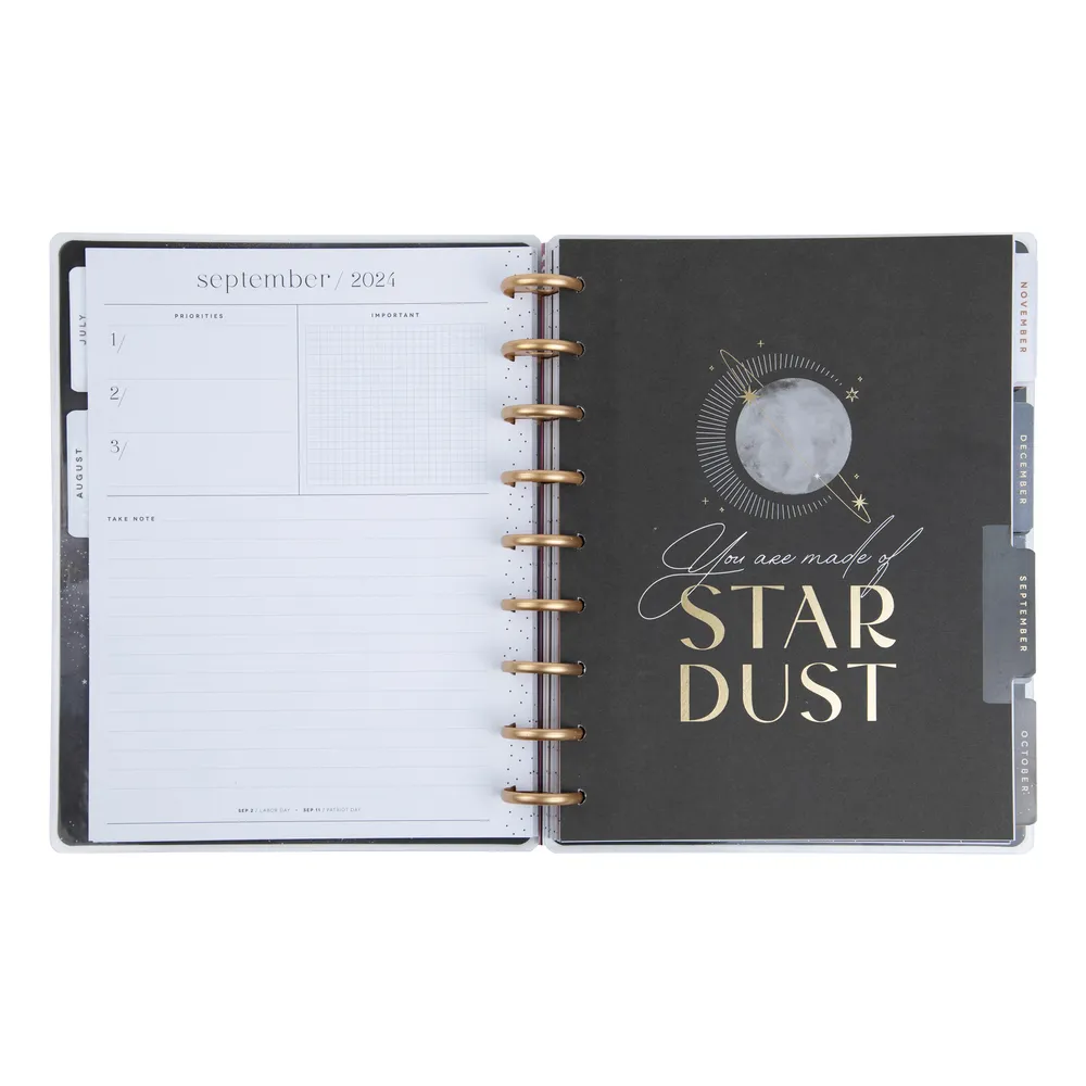 2024 Sophisticated Stargazer Happy Planner - Classic Vertical Layout - 18 Months