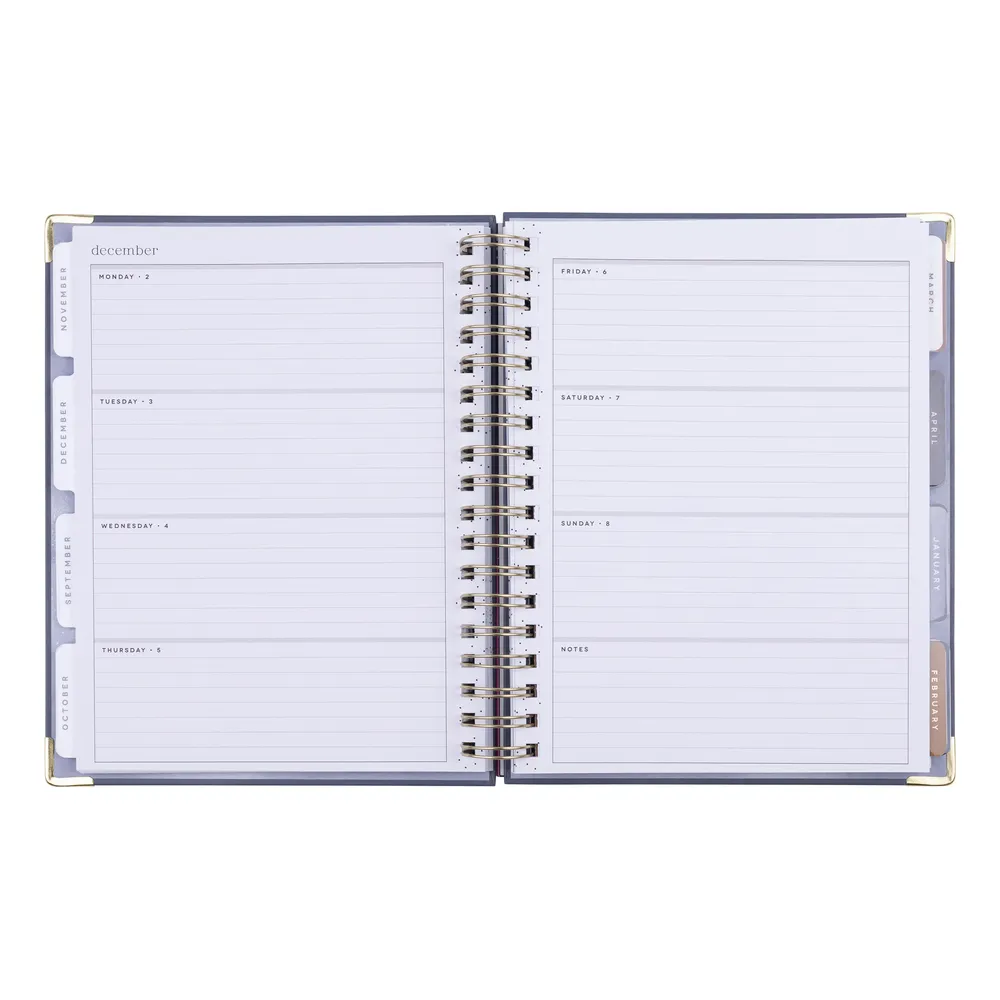 2024 Sophisticated Stargazer Twin Loop Happy Planner - Classic Horizontal Layout - 18 Months