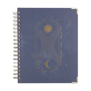 2024 Sophisticated Stargazer Twin Loop Happy Planner - Classic Horizontal Layout - 18 Months