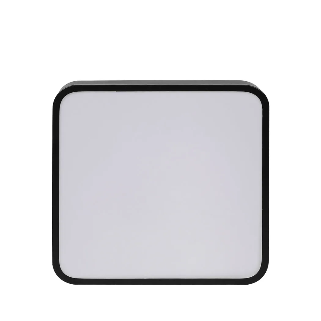 3-Colour Ultra-Thin 5cm Led Ceiling Light Modern Surface Mount 120W - Black