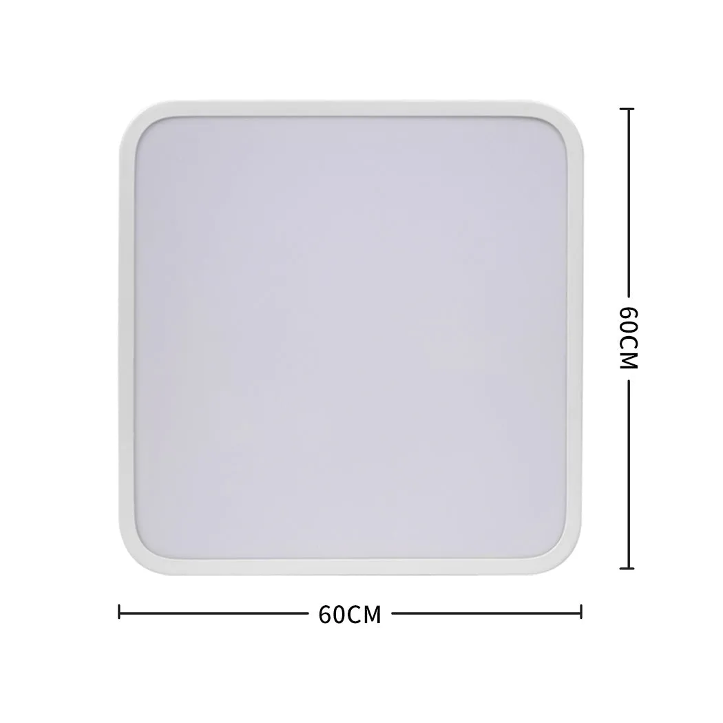 3-Colour Ultra-Thin 5cm Led Ceiling Light Modern Surface Mount 120W - White