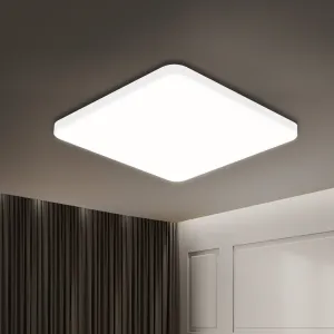 3-Colour Ultra-Thin 5cm Led Ceiling Light Modern Surface Mount 36W White