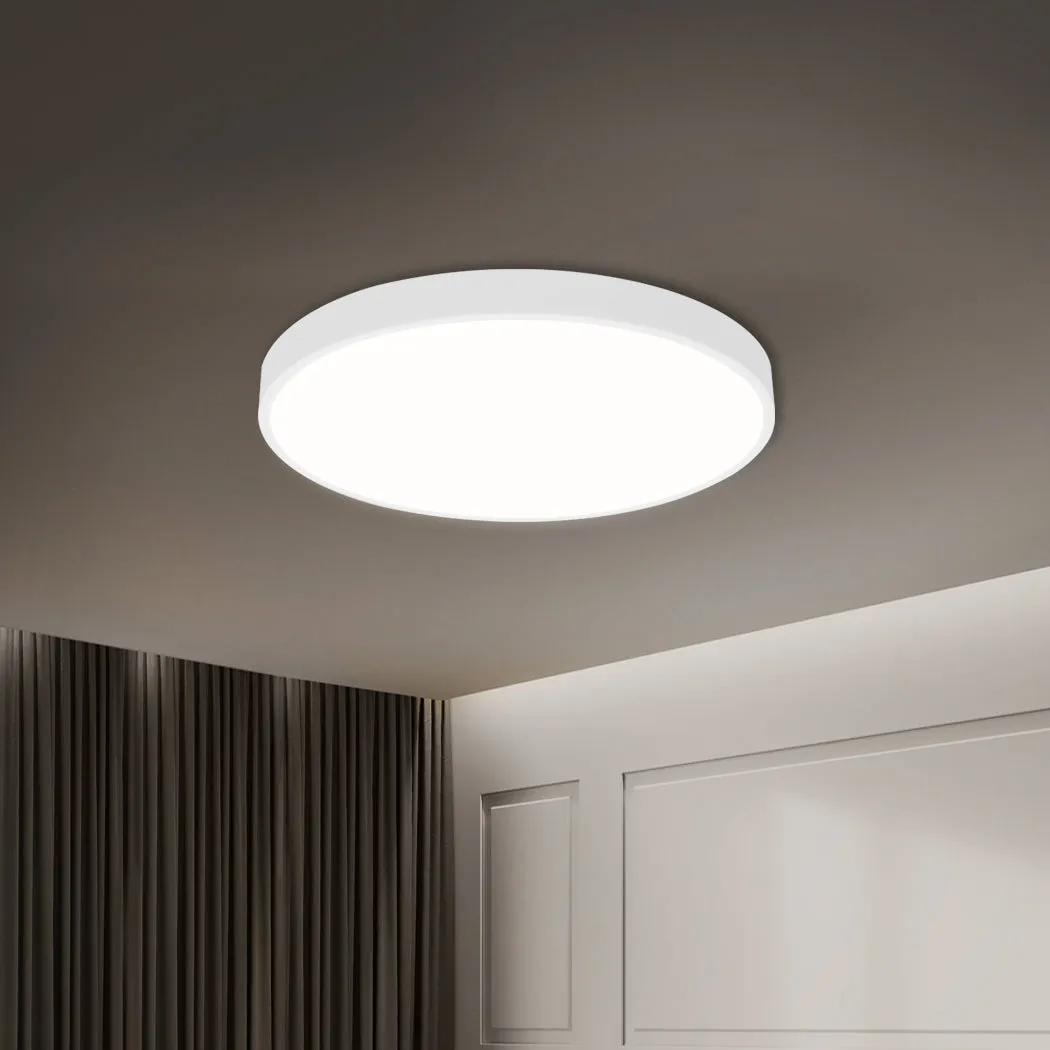 3-Colour Ultra-Thin 5cm Led Ceiling Light Modern Surface Mount 72W - White