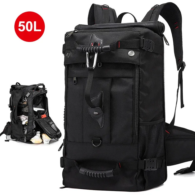 50L 70L Travel Fitness Training Backpack Large Capacity Multifunction Luggage Bag Waterproof Men Outdoor Hiking Trekking PackXA8