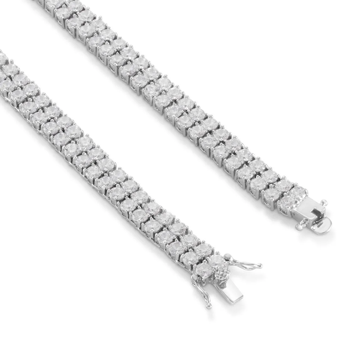 8mm Double-Row Tennis Chain