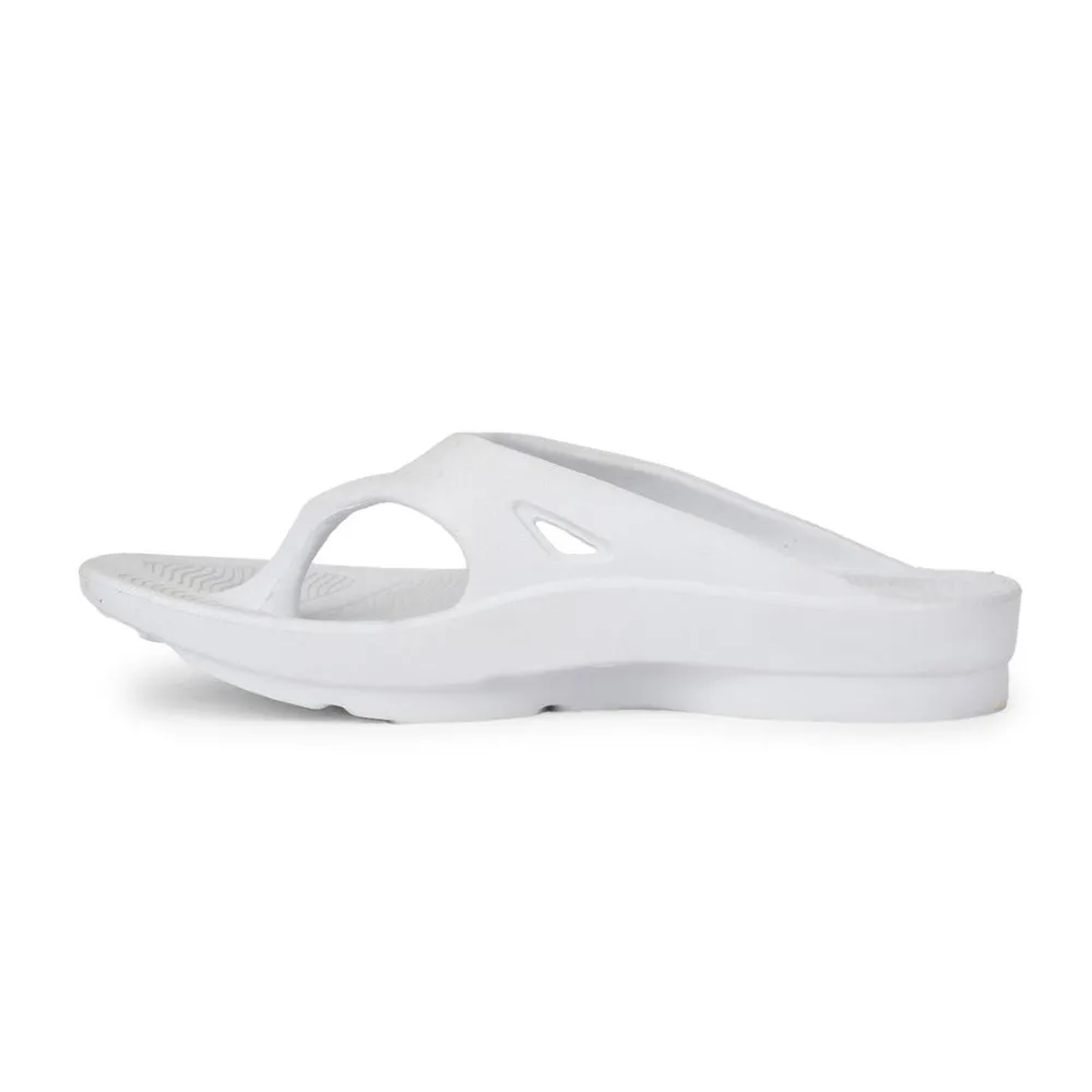 A-HA Casual White Slippers For Men STEP-STAR By Liberty