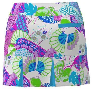 AB SPORT Women's Japanese Garden Print TENNIS SKIRT BSKT05-JPGW2