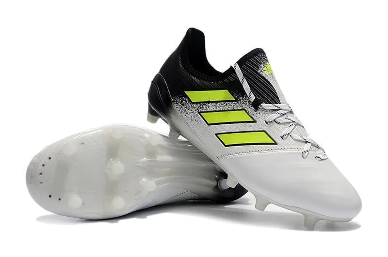 Adidas ACE FG Soccers Shoes White/Black/Green