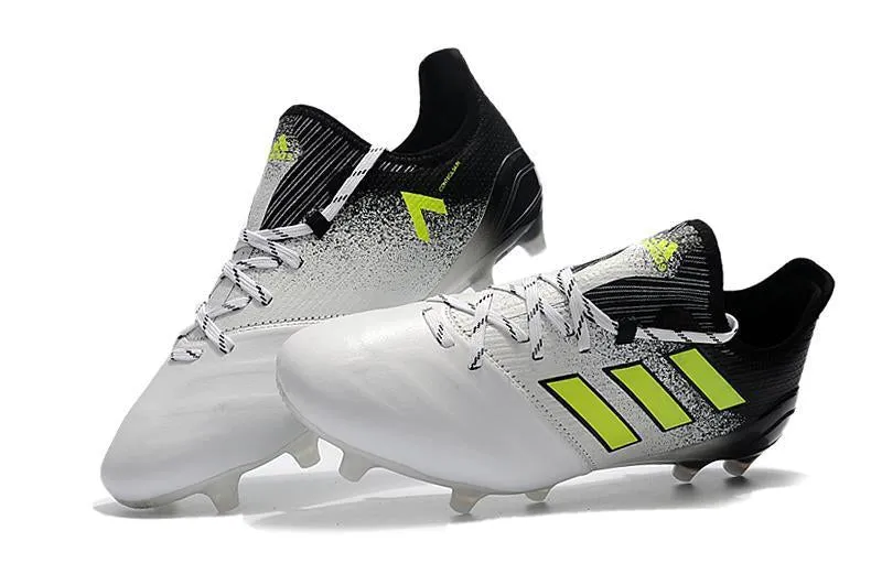 Adidas ACE FG Soccers Shoes White/Black/Green