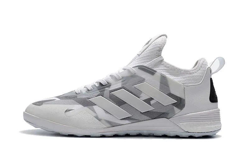 Adidas ACE Tango IC Indoor Flat Soccer Shoes White/Gray