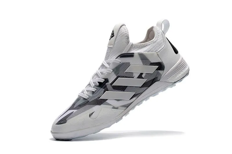 Adidas ACE Tango IC Indoor Flat Soccer Shoes White/Gray