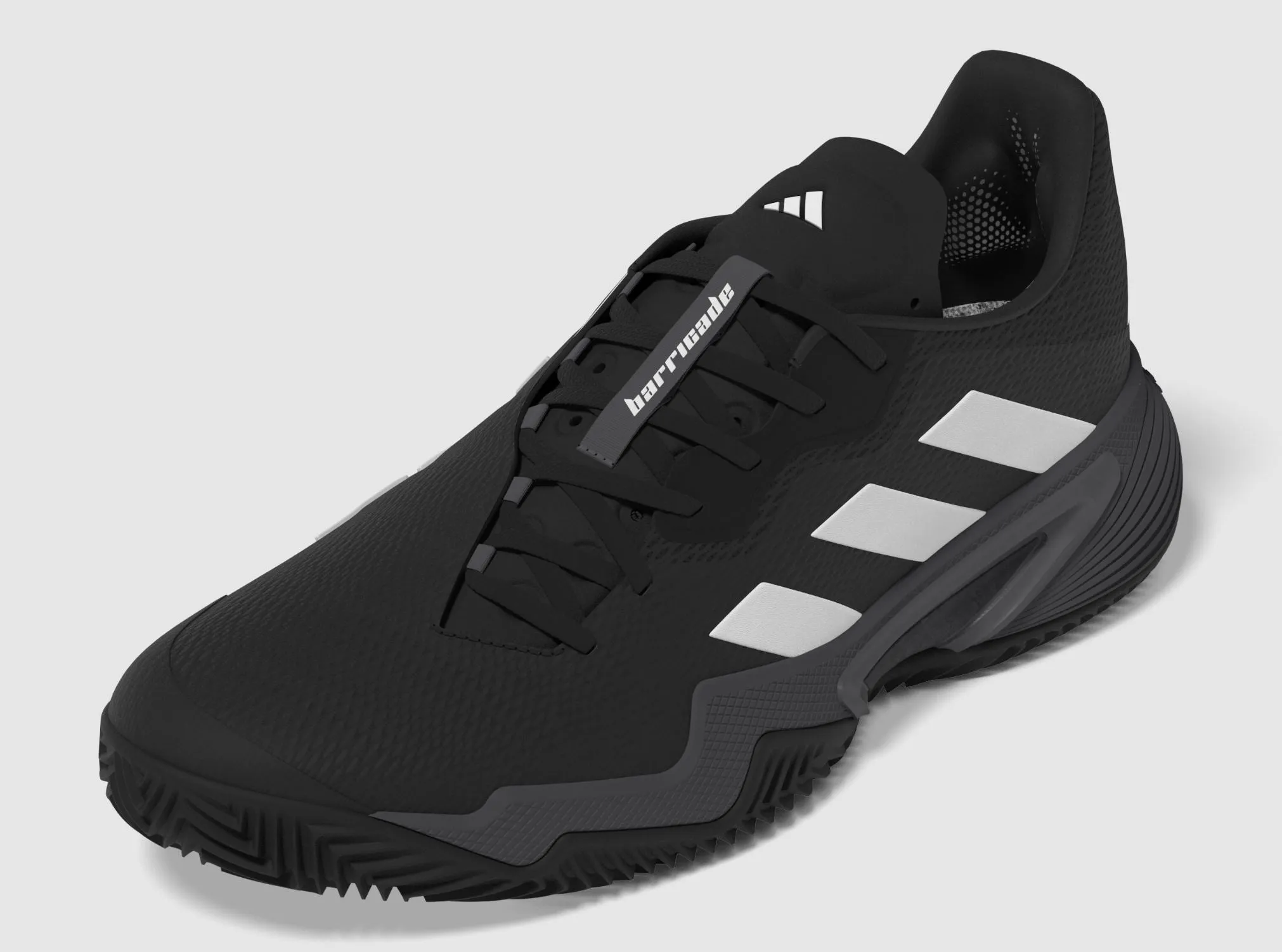 Adidas Barricade AC (Mens, Black) Padel Shoes