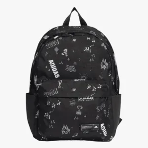 adidas Classic Graphic Backpack Black White