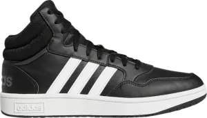 Adidas Hoops 3.0 Mid 'Core Black' Sneakers, Black