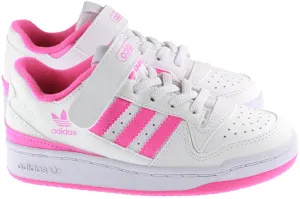 Adidas Originals Trainers Kids Forum Low White Pink