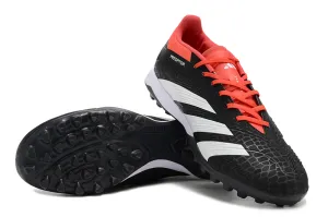 Adidas Predator 24 Elite Indoor Shoes - Jet Black | Currant Red | White - FREE SHIPPING WORLDWIDE