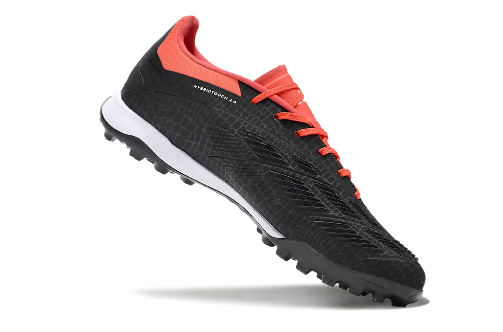 Adidas Predator 24 Elite Indoor Shoes - Jet Black | Currant Red | White - FREE SHIPPING WORLDWIDE