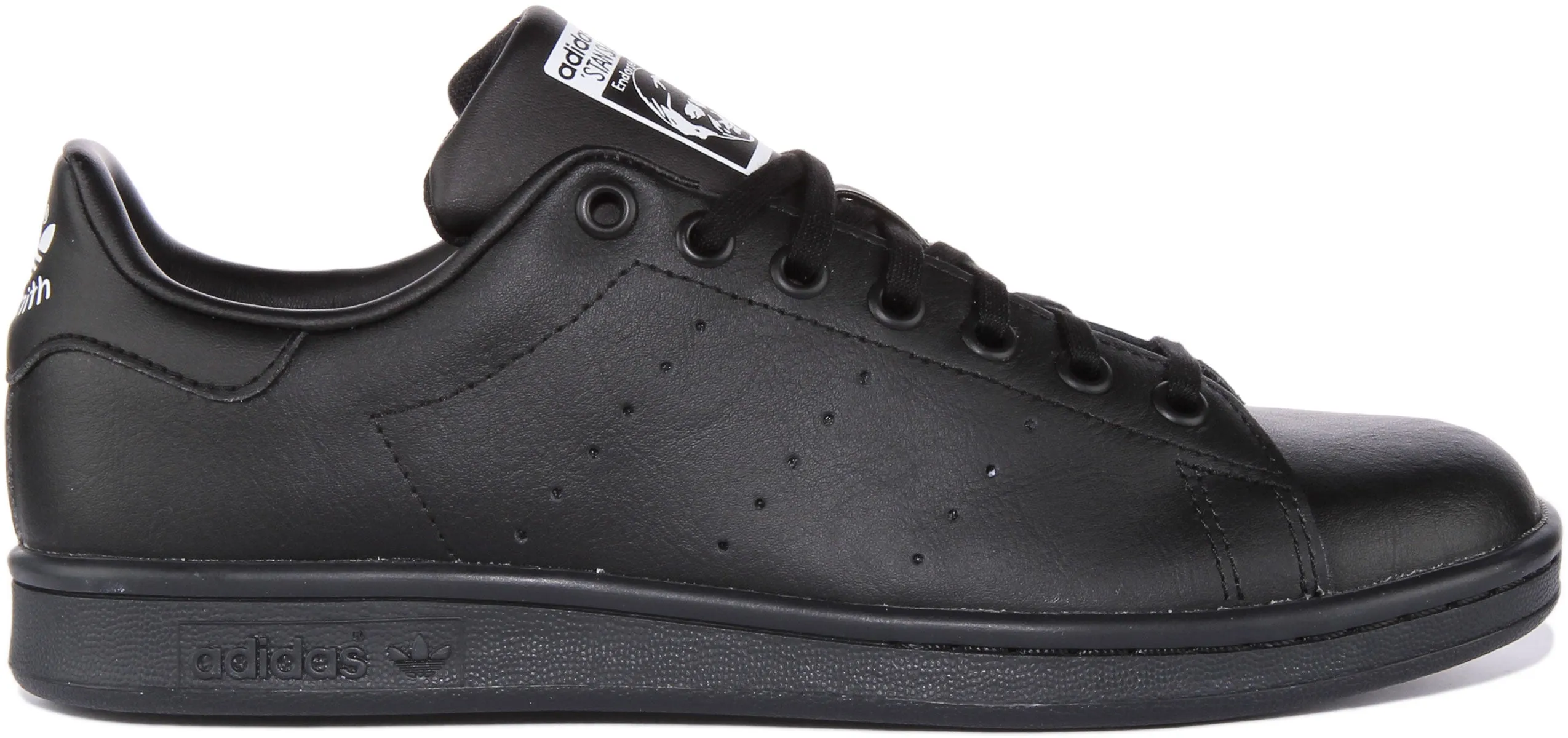 Adidas Stan Smith J In Black For Junior