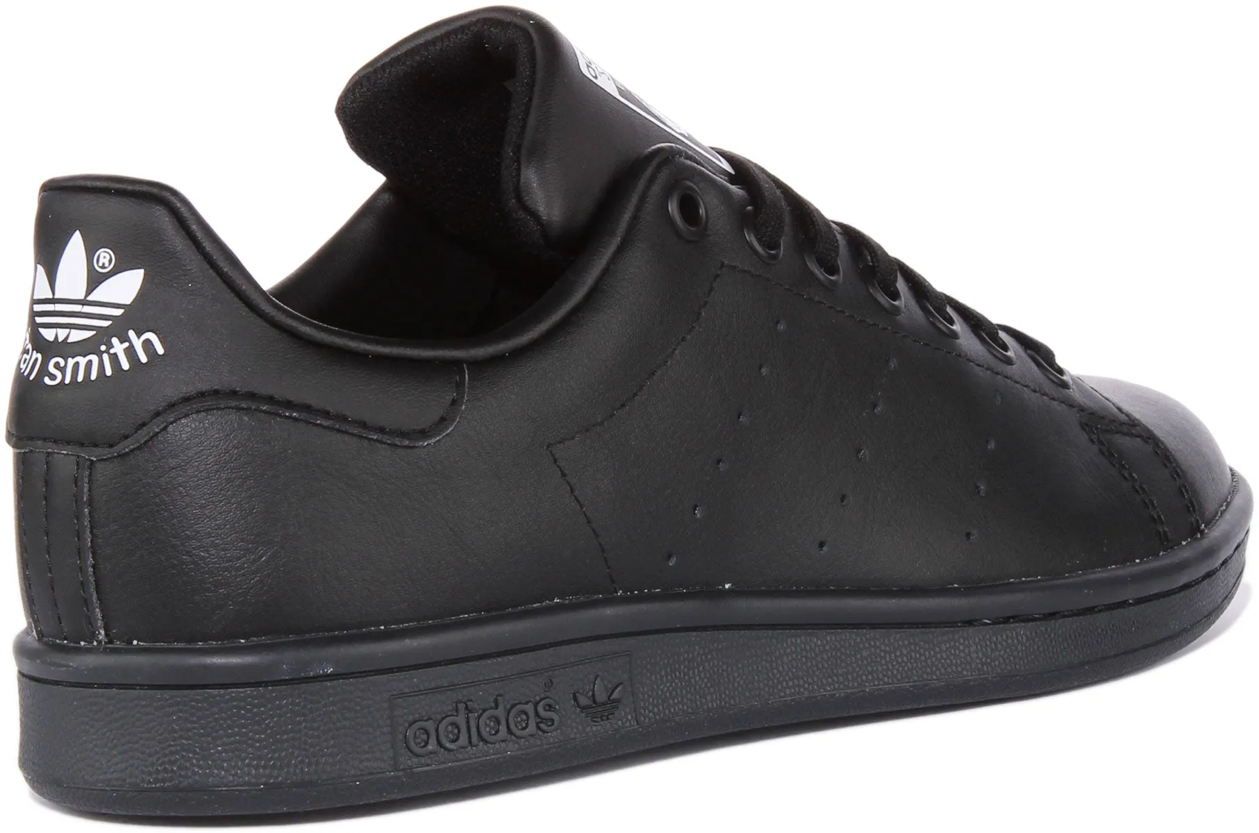 Adidas Stan Smith J In Black For Junior