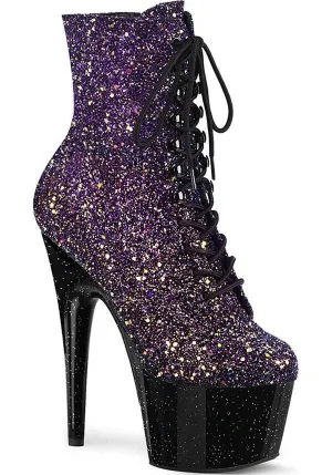 ADORE-1020OMBG [Purple Glitter/Black] | PLATFORM BOOTS [PREORDER]