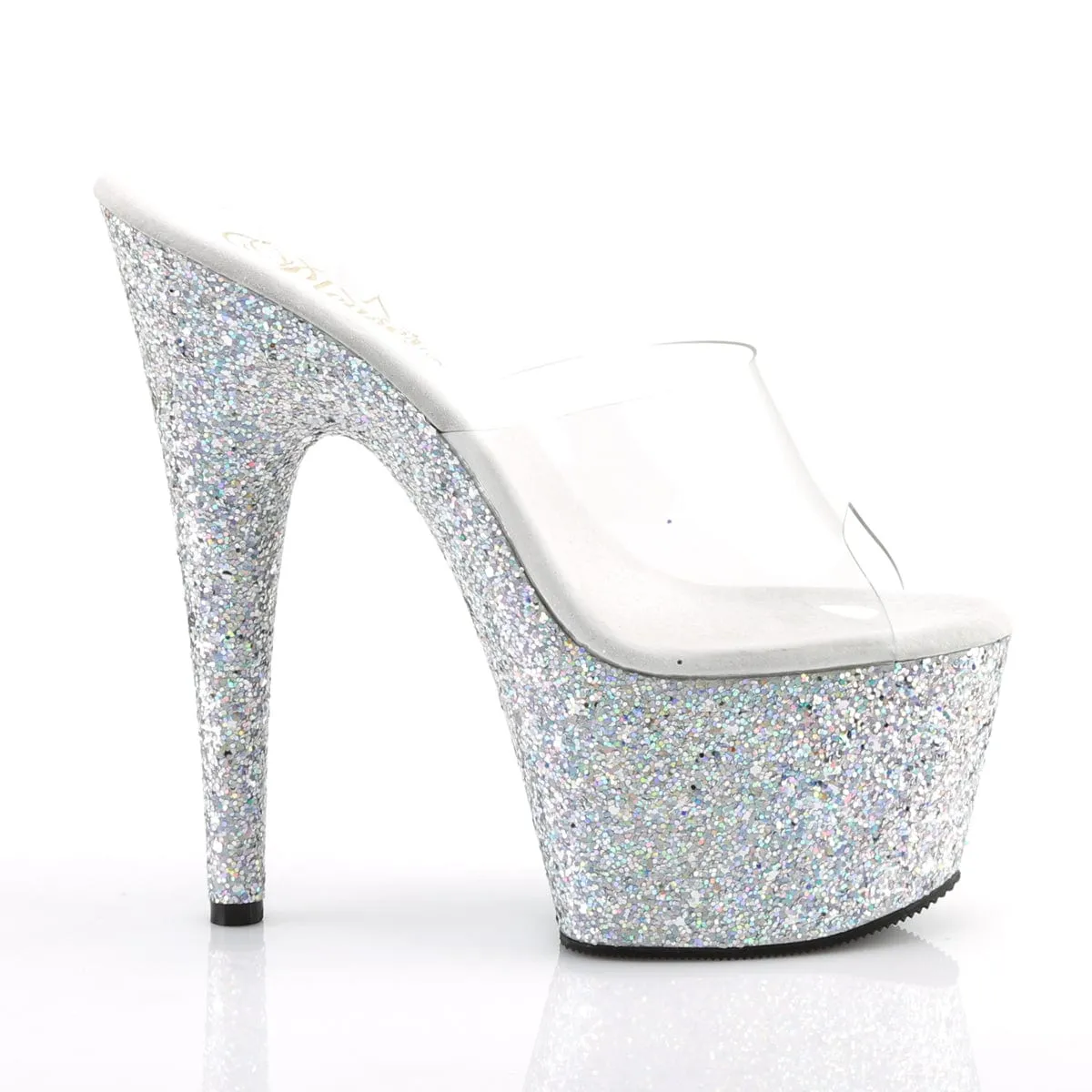 ADORE-701LG Clear/Silver Multi Glitter