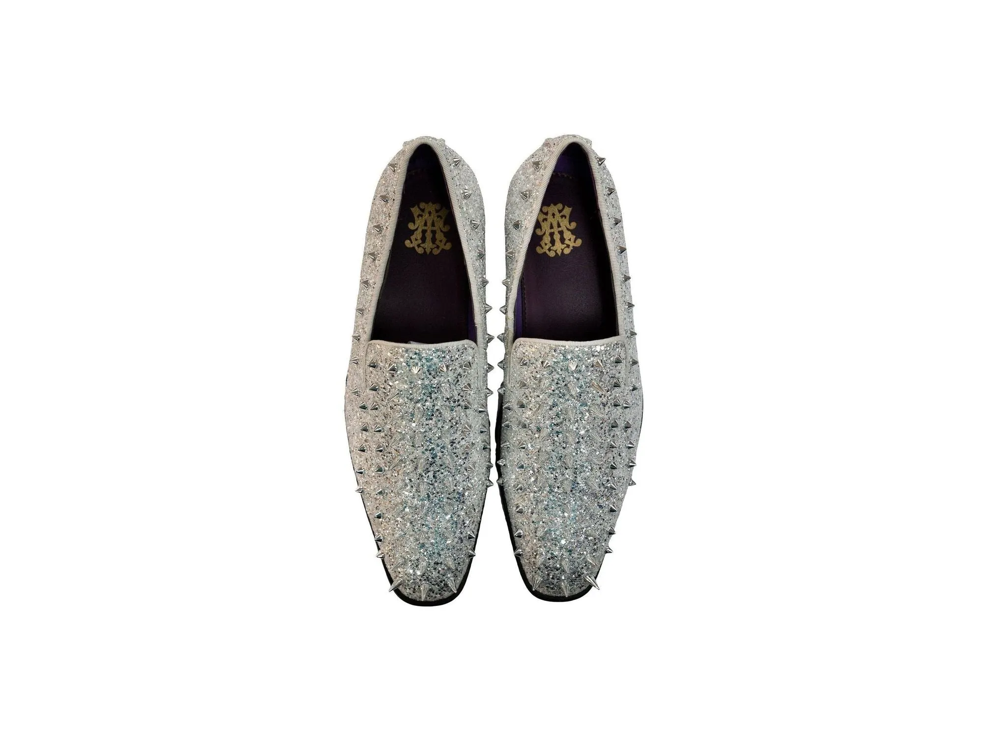 After Midnight Formal Satin Bit Loafer in Silver