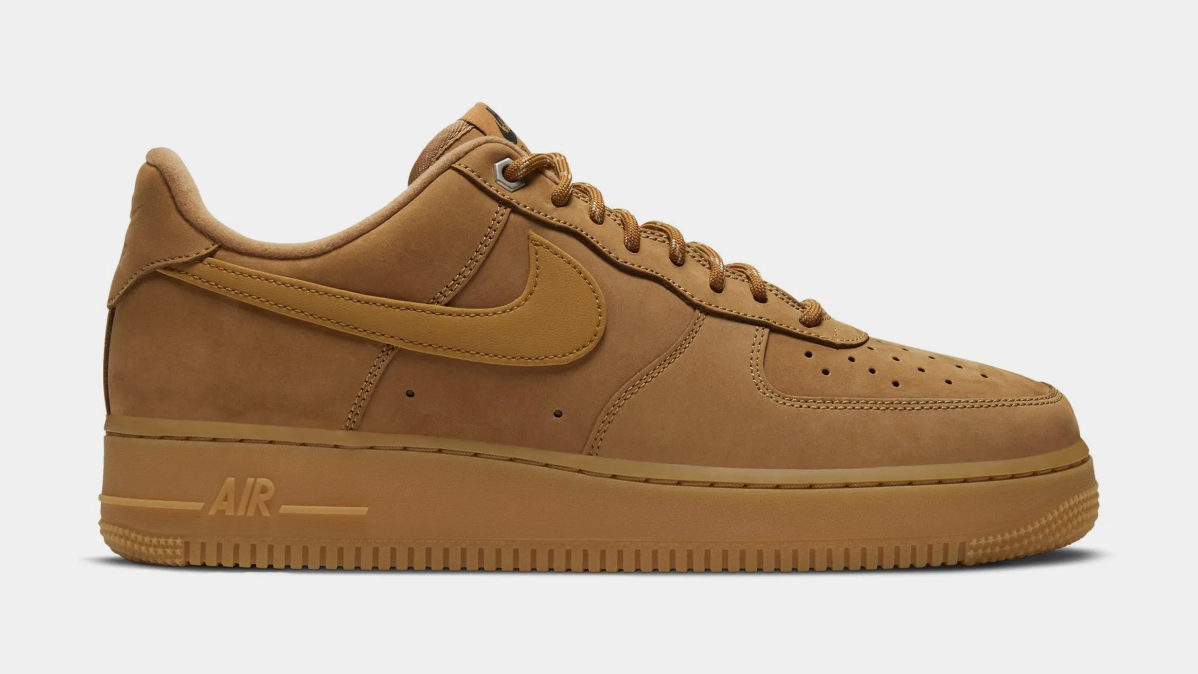 Air Force 1 '07 WB Mens Basketball Shoes (Flax/Wheat/Gum)