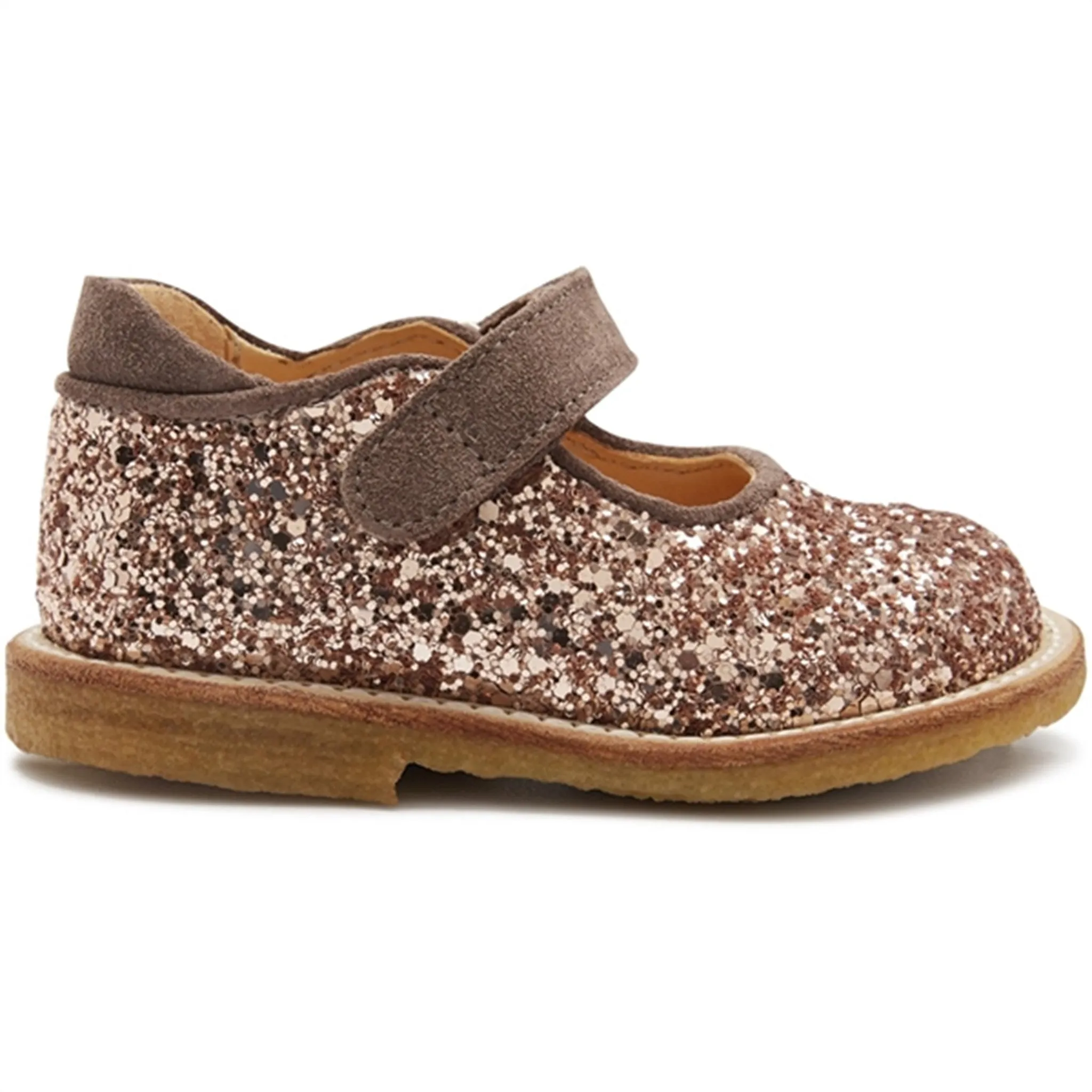 Angulus Starter Tulle Shoe With Velcro Maple Glitter/Taupe