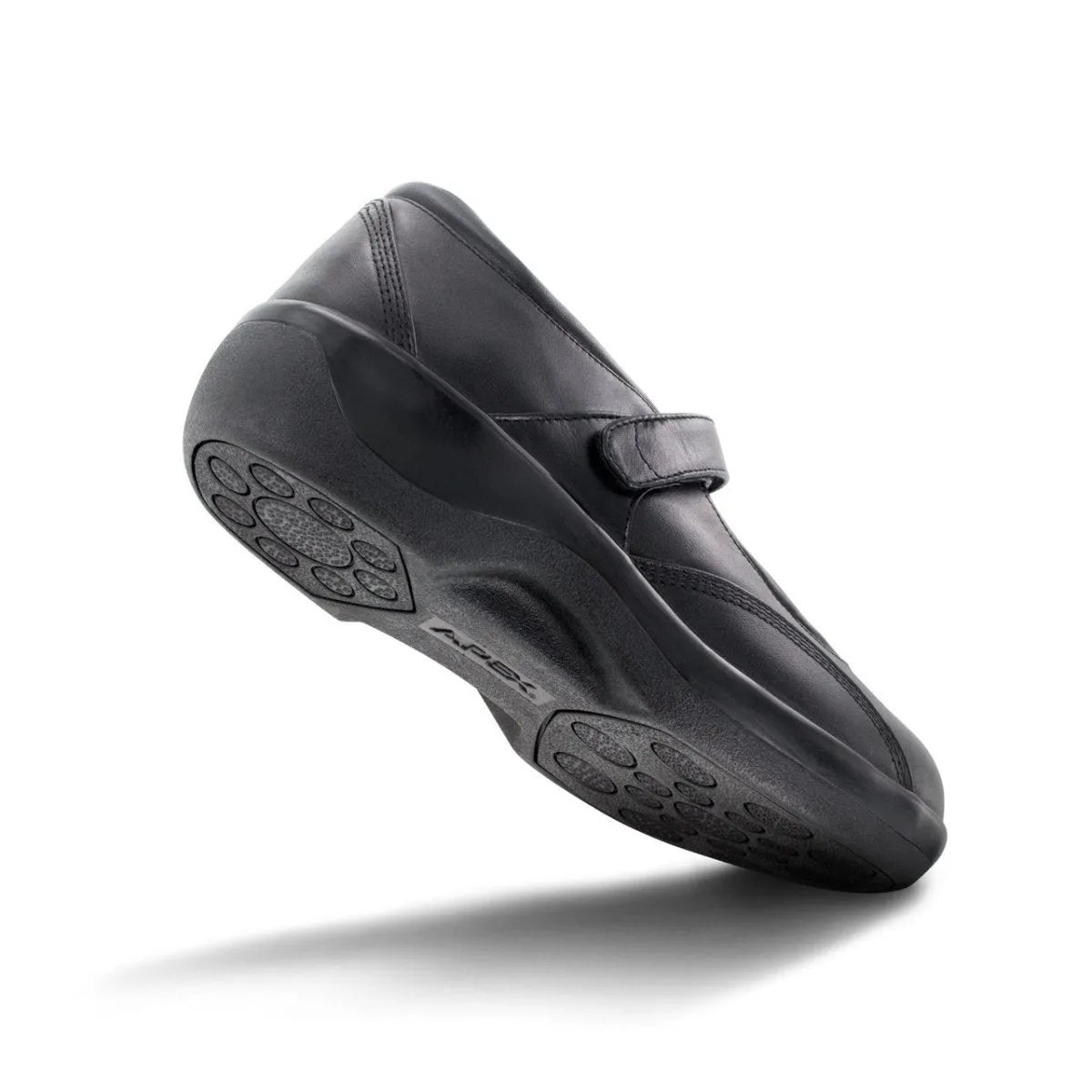 Apex B6000w Amb Biomechanical Mary Jane Women's Casual Shoe In Black.