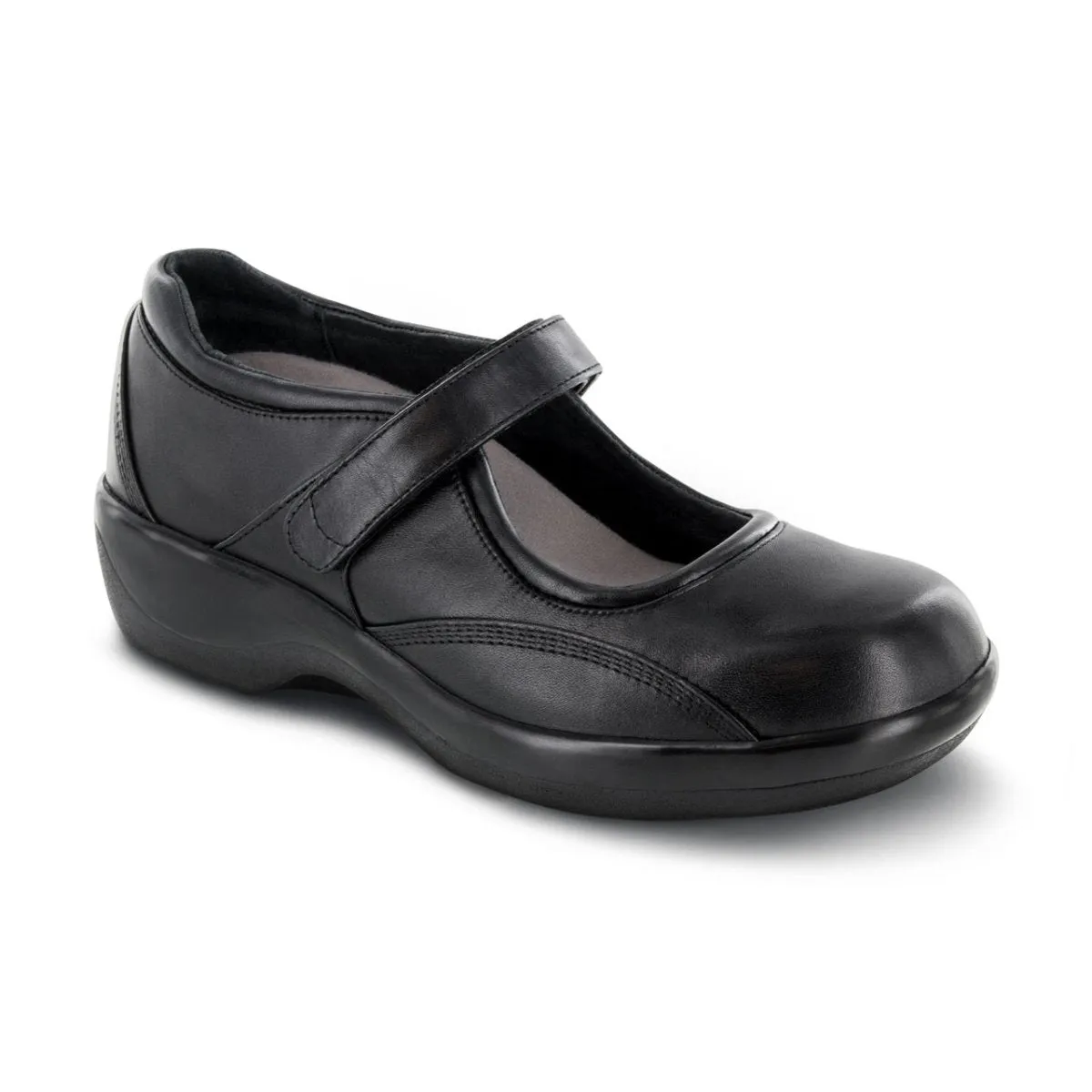 Apex B6000w Amb Biomechanical Mary Jane Women's Casual Shoe In Black.