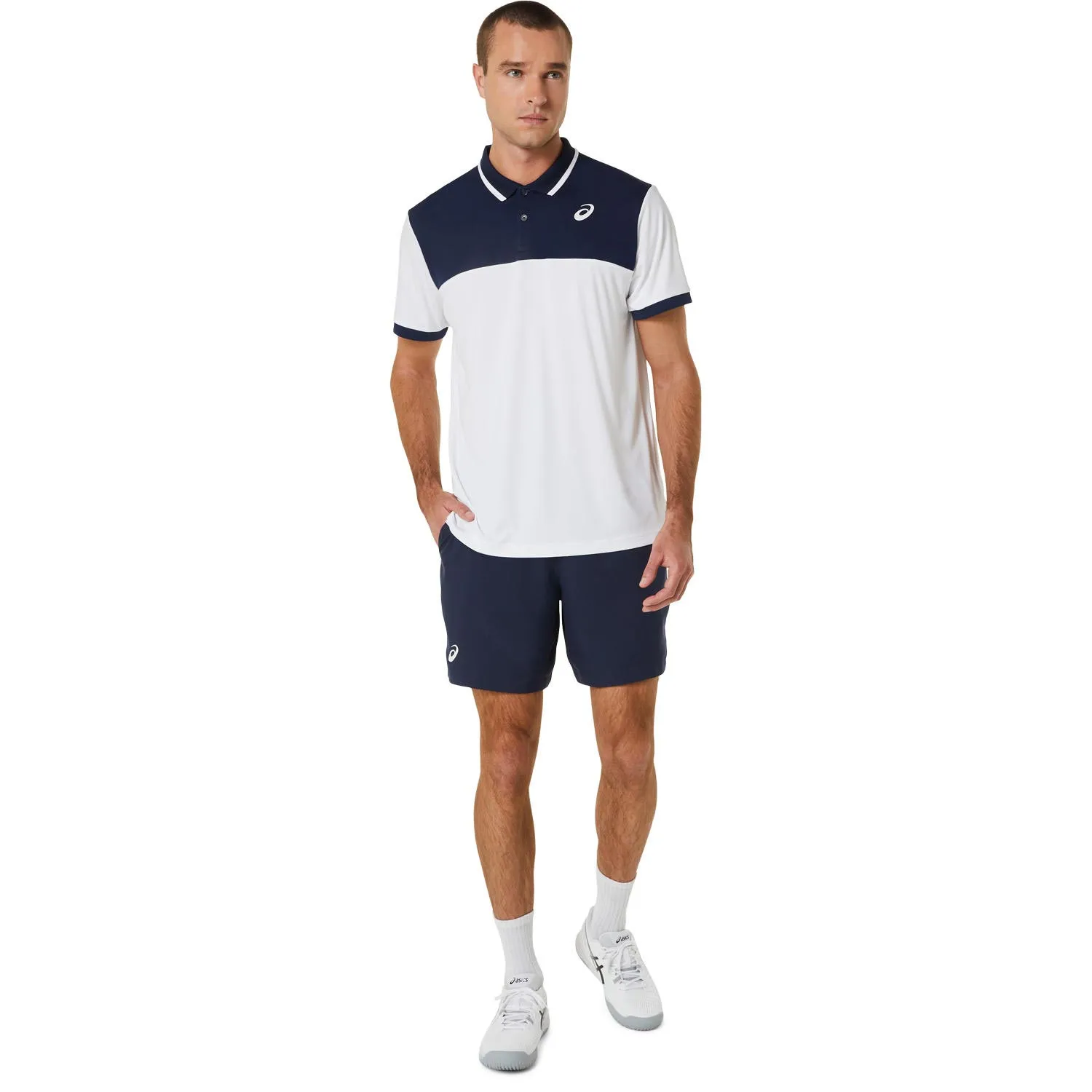 Asics Court Short Sleeved Mens Polo Shirt