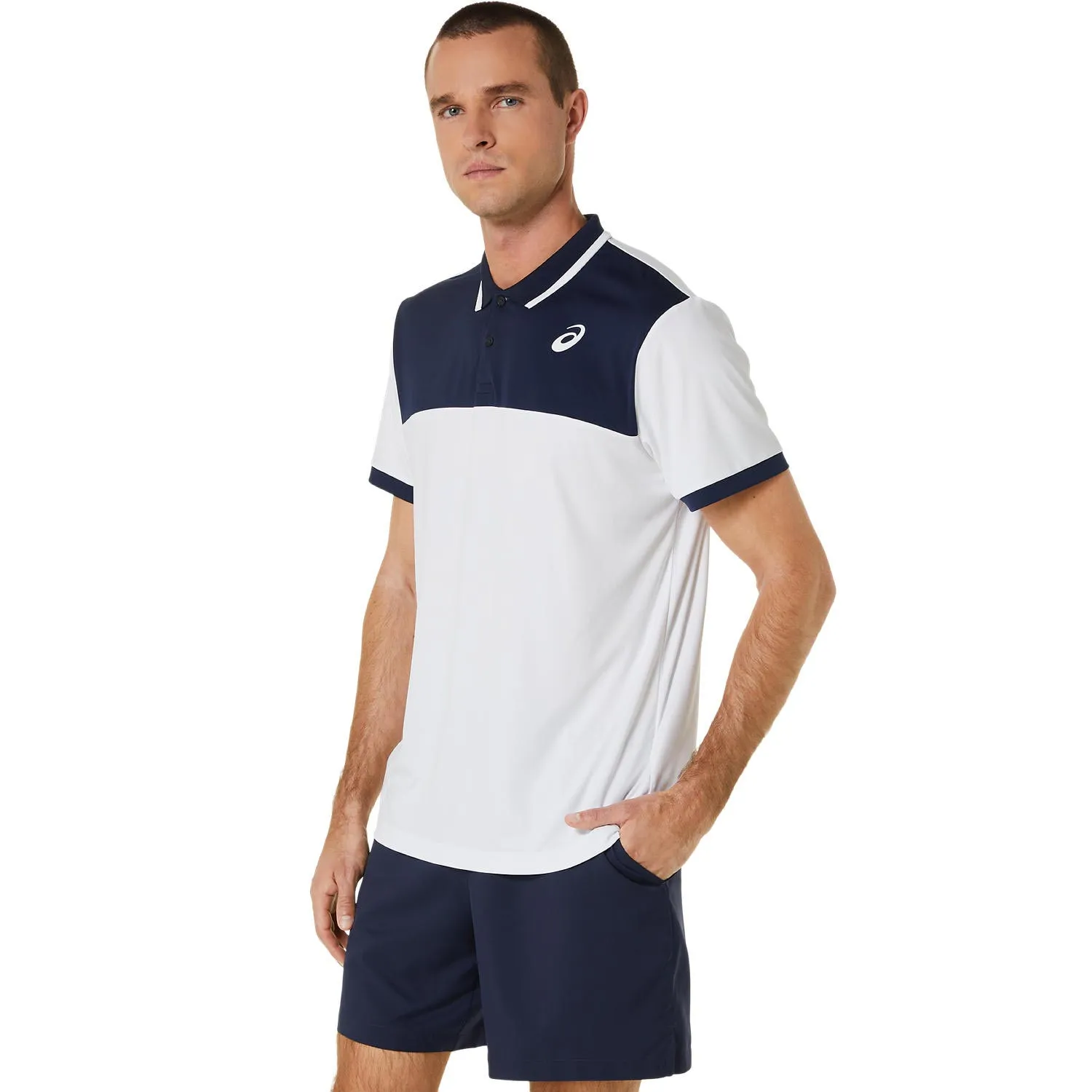 Asics Court Short Sleeved Mens Polo Shirt