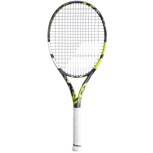 Babolat Pure Aero Alacraz Lite OR Team White Yellow GRAPHITE Unstrung No Cover Tennis Racket