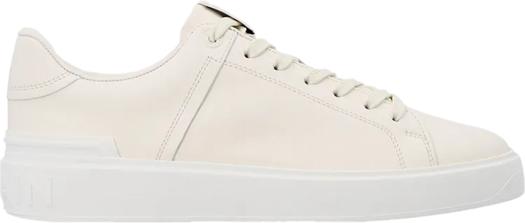 Balmain B-Court White Sneakers, white