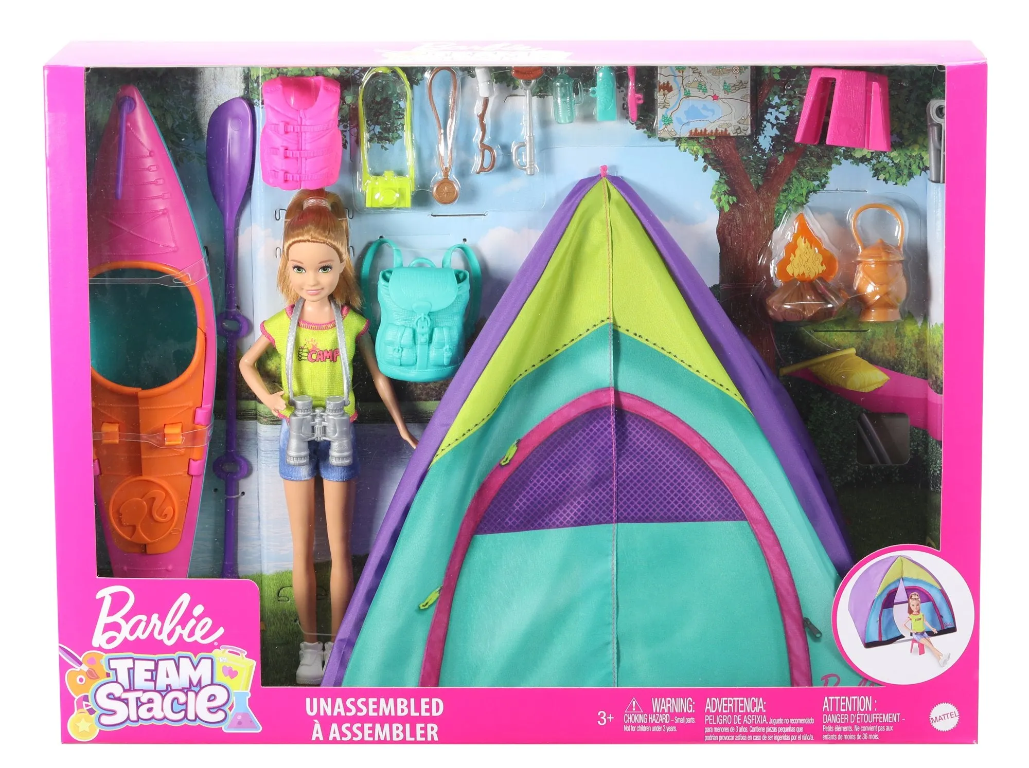 Barbie Team Stacie Doll And Accessories