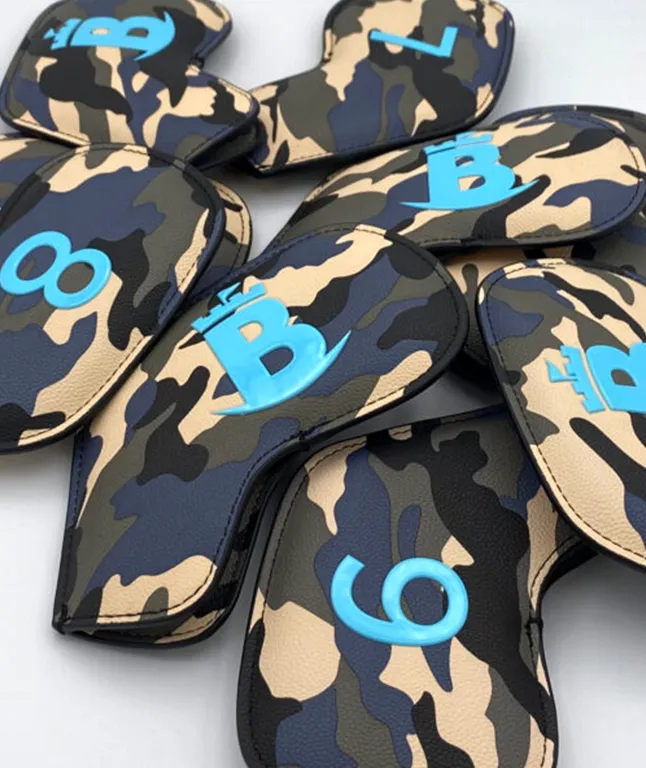 Baron Meraki Edition Iron Headcover - Camouflage Blue