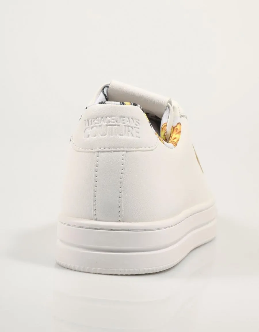  baskets VERSACE Fondo Court 88 Dis. Skl Shoes en Blanc 84781