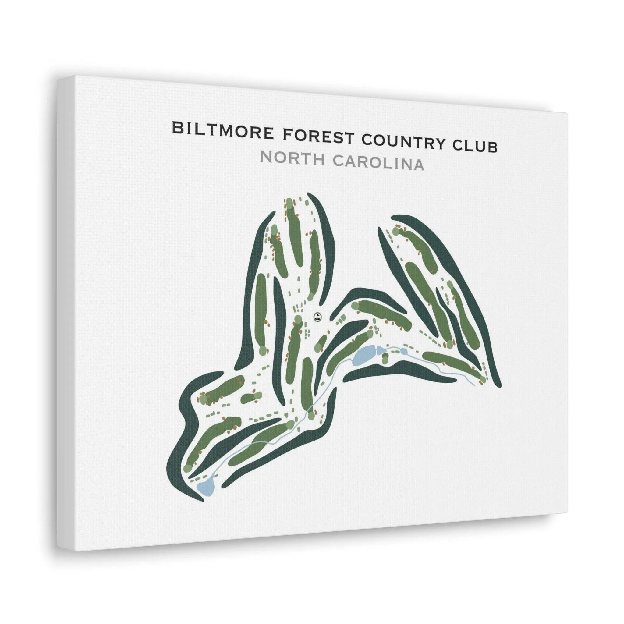 Biltmore Forest Country Club, North Carolina - Printed Golf Course