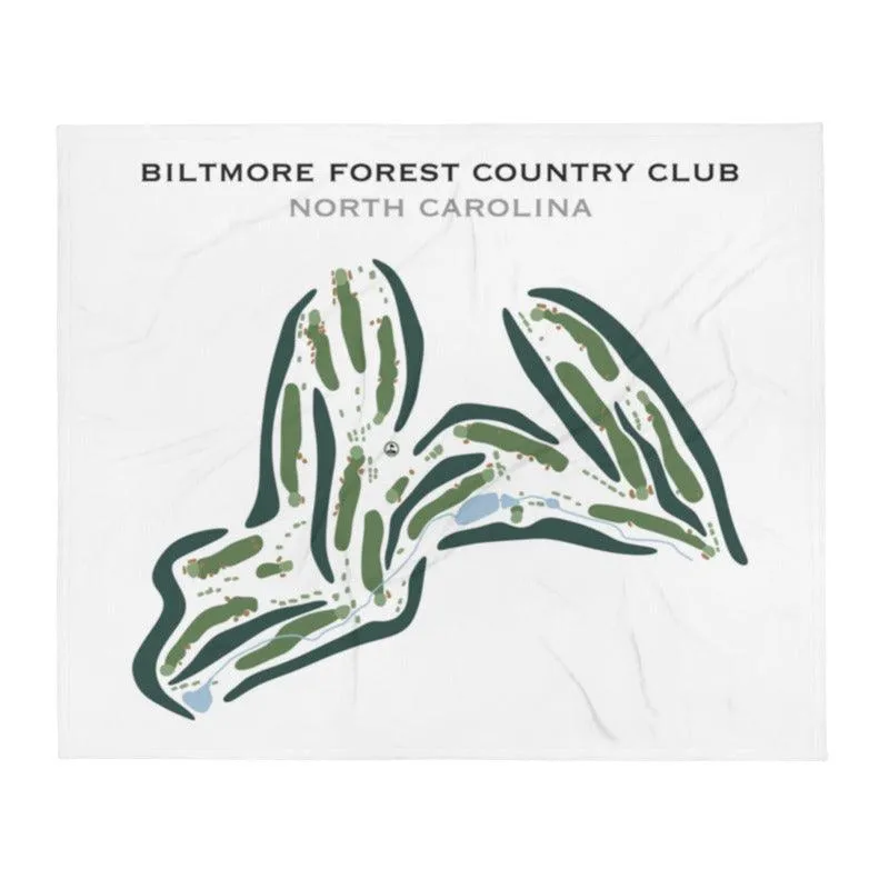 Biltmore Forest Country Club, North Carolina - Printed Golf Course