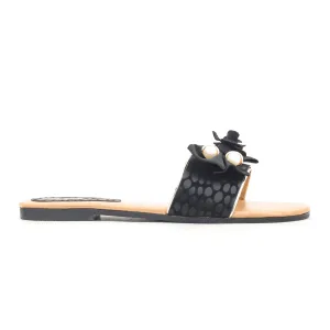 Black Casual Slipper CL1441