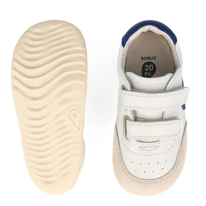 Bobux Step Up SU Champ Sneaker First Walker White Blue