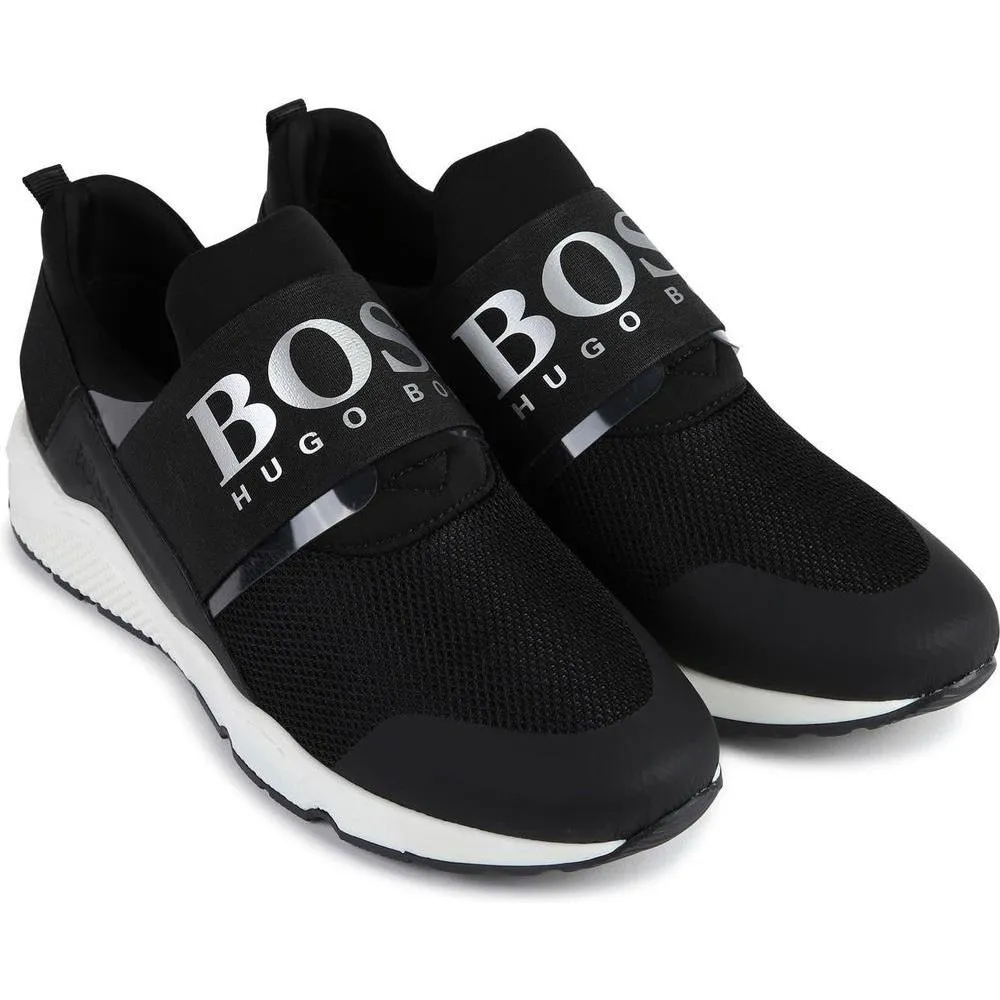 Boys Black Trainers