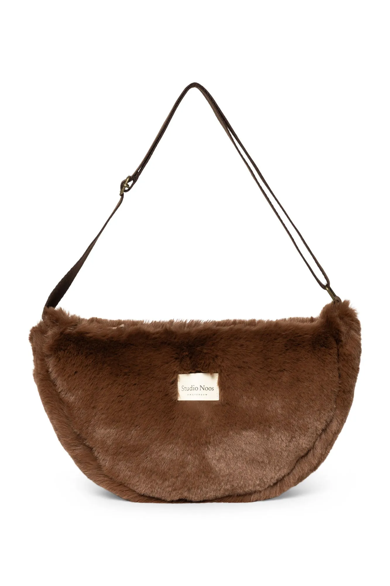 Brown Faux Fur Adult Fanny Pack