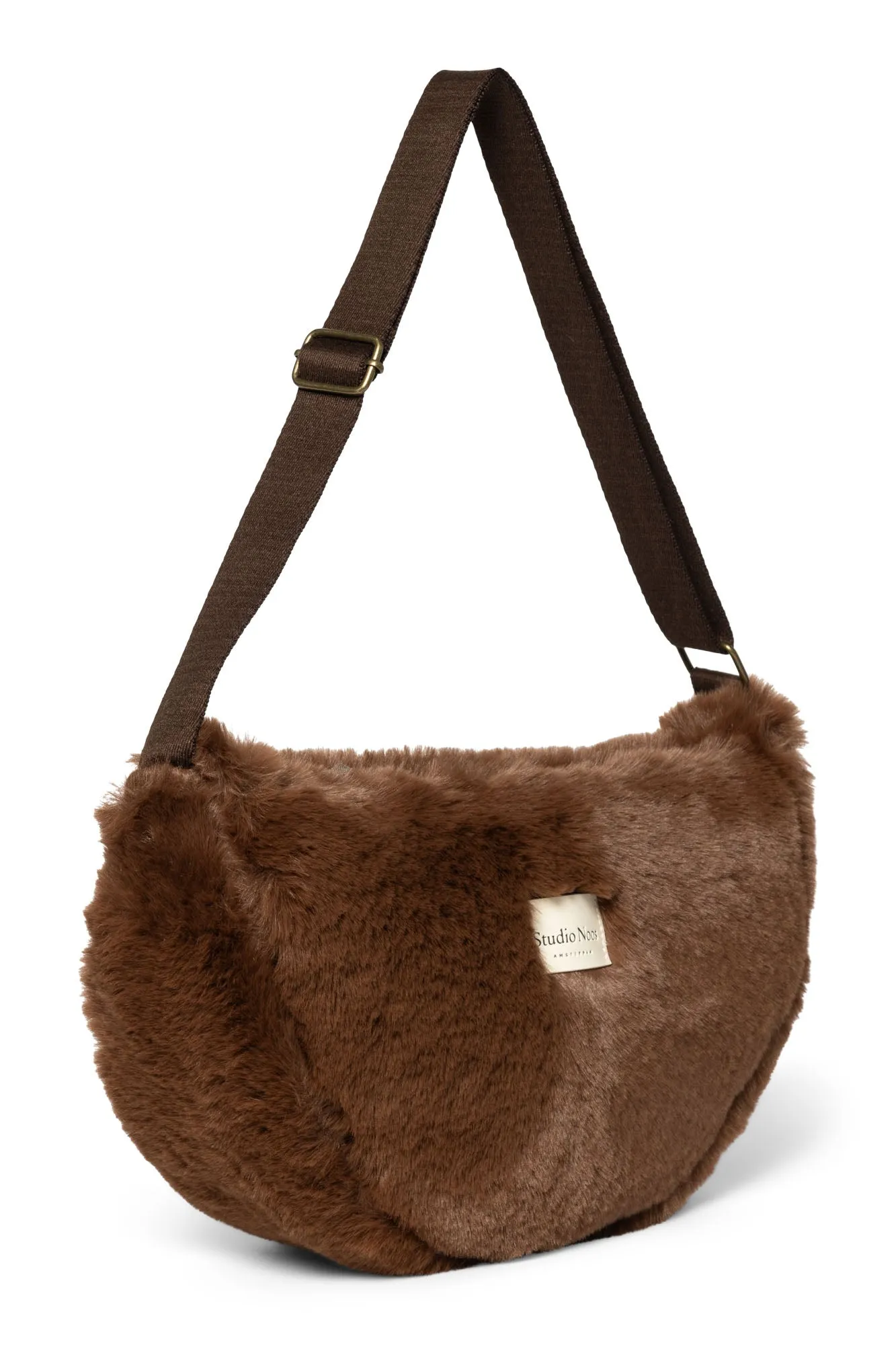 Brown Faux Fur Adult Fanny Pack