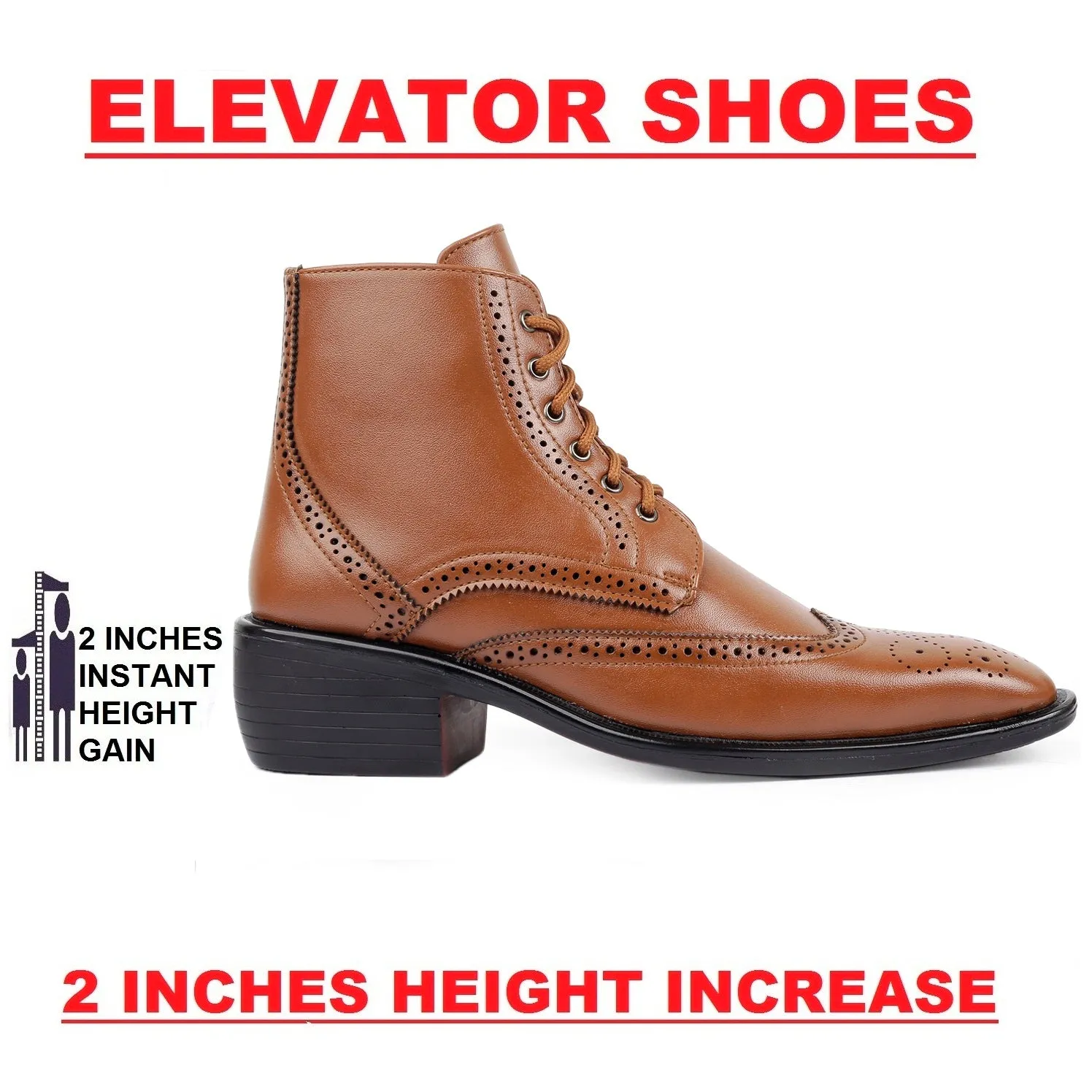 Bxxy's New Stylish And Comfortable Height Increasing Formal Office Wear Shoes