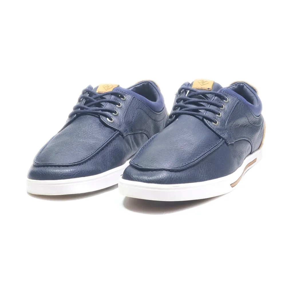 Call It Spring Casual Lace Ups Leather Blue Colour For Men