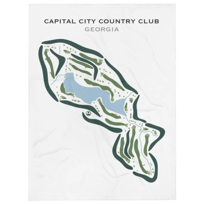 Capital City Country Club, Georgia - Printed Golf Courses